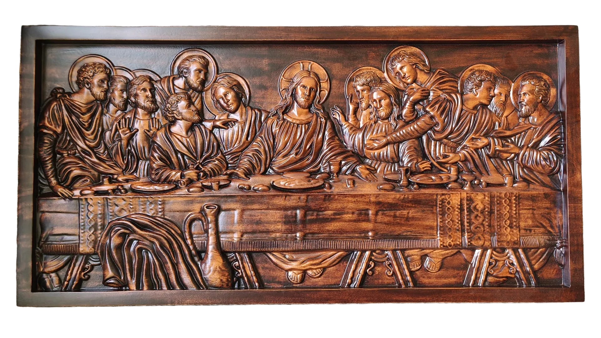 Framed Last Supper Wall Art