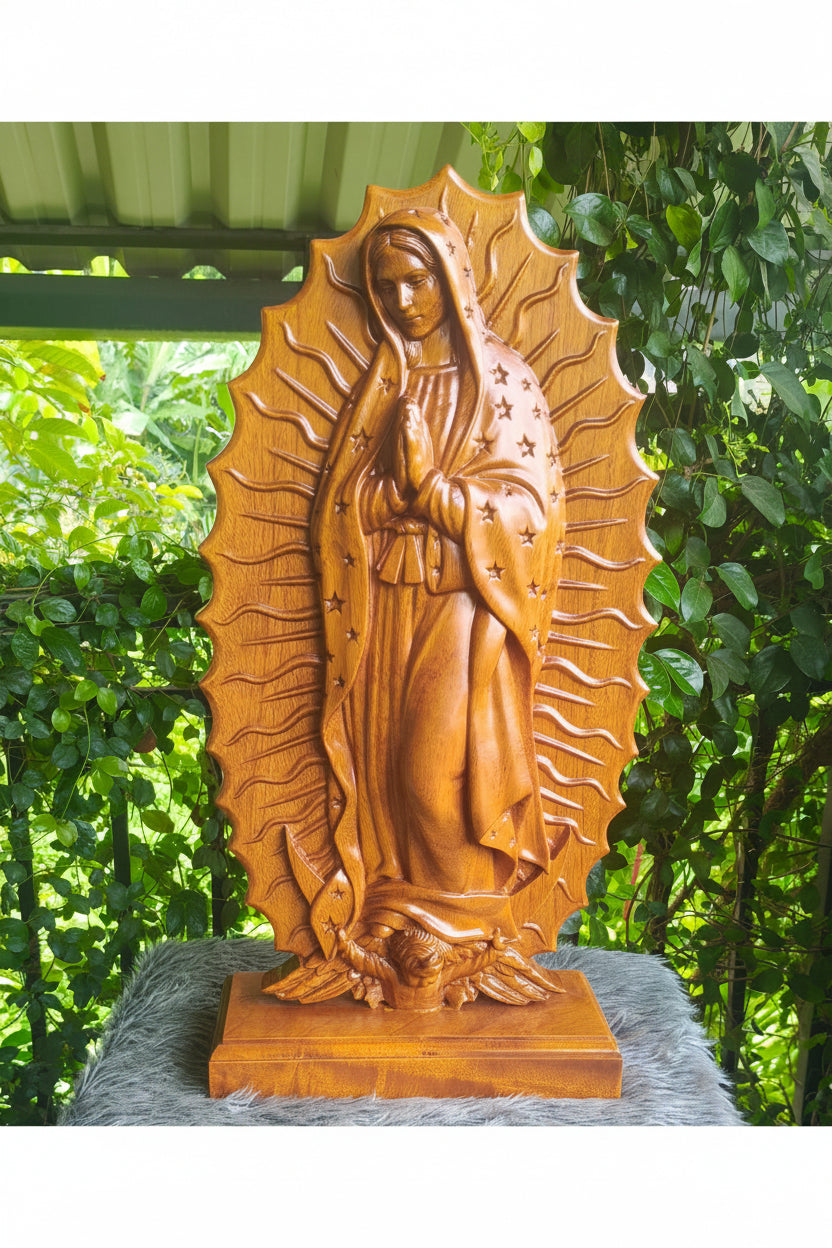 Our Lady of Guadalupe Wooden Statue