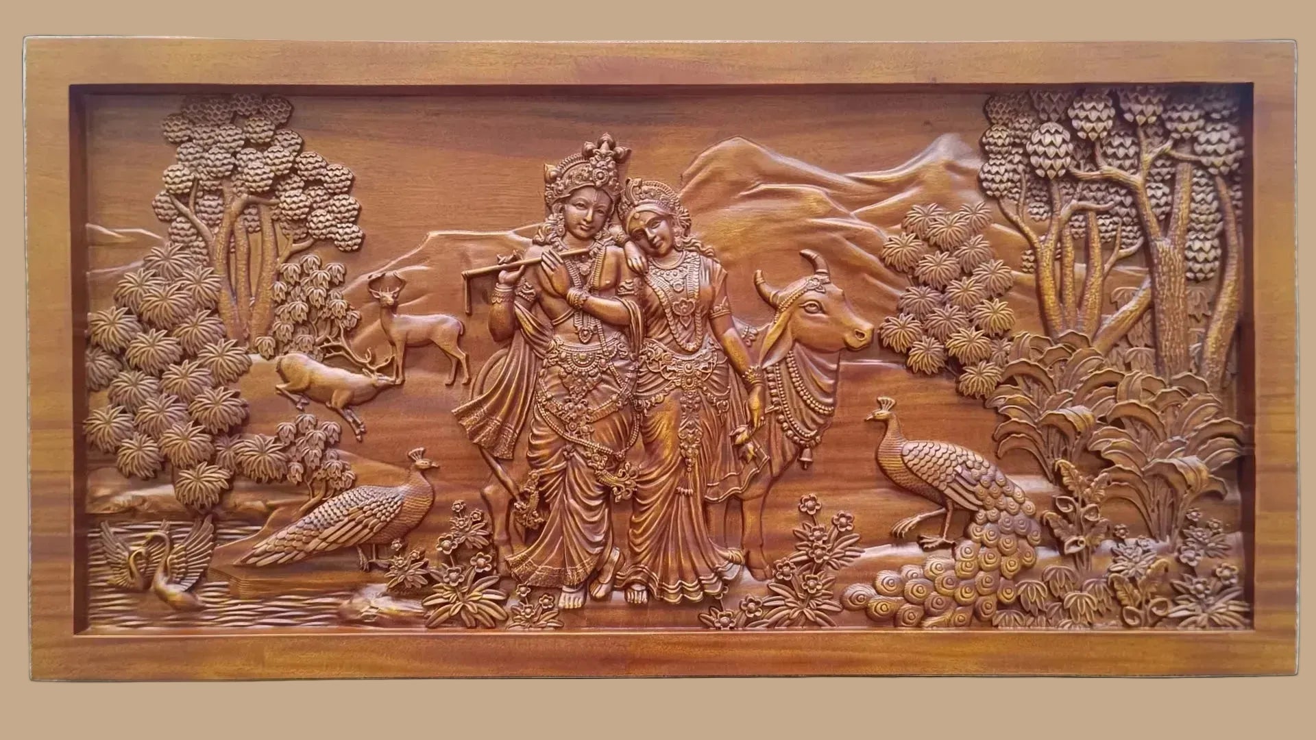 Framed Radha Krishna