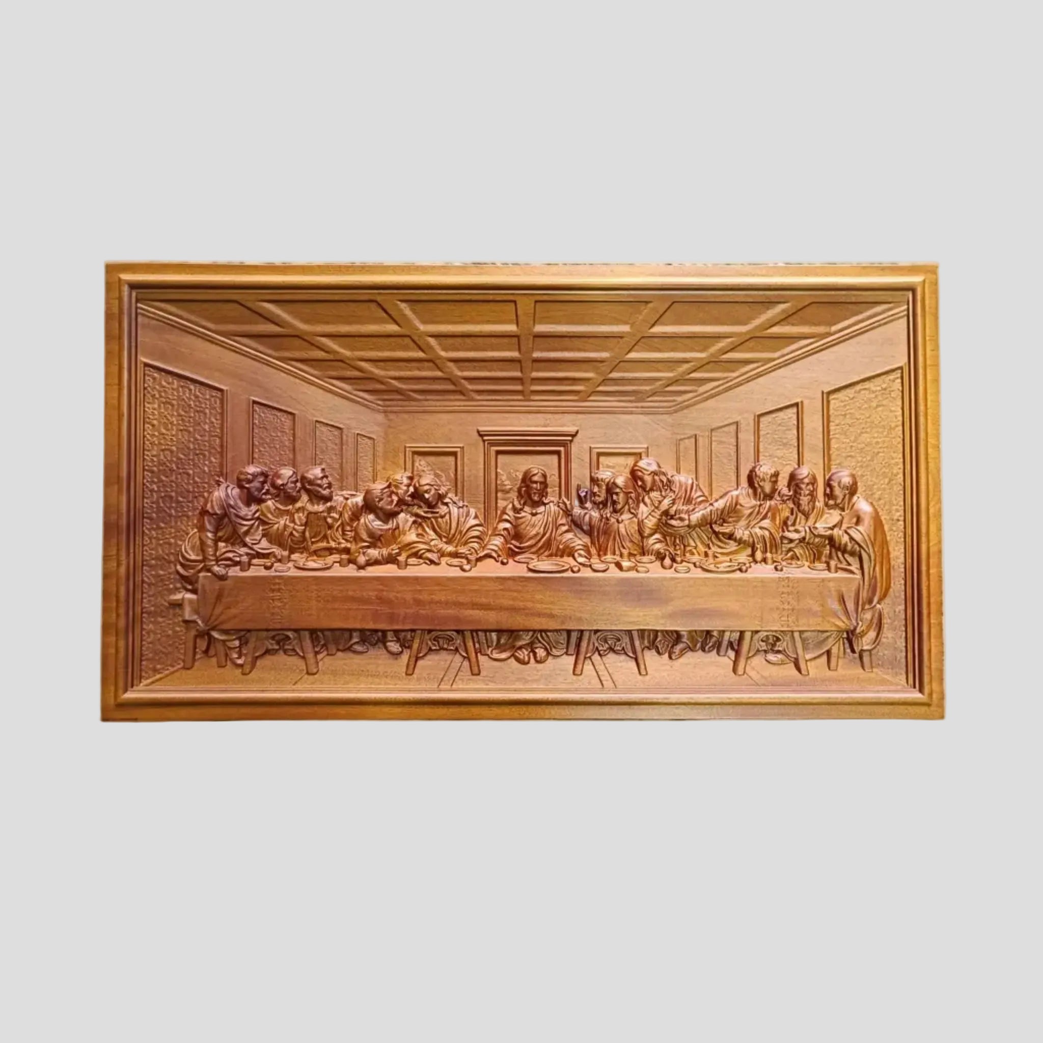 Framed Last Supper – Sacred Wall Art for Home & Chapel